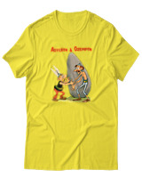 T-Shirt Unisex - Asterix & Ozempix - Color Thumbnail Κίτρινο
