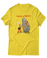 T-Shirt Unisex - Asterix & Ozempix - Color Thumbnail Χρυσό Κίτρινο
