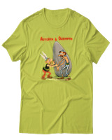 T-Shirt Unisex - Asterix & Ozempix - Color Thumbnail Λαχανί
