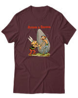 T-Shirt Unisex - Asterix & Ozempix - Color Thumbnail Μπορντό