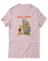 T-Shirt Unisex - Asterix & Ozempix - Color Thumbnail Απαλό Ροζ