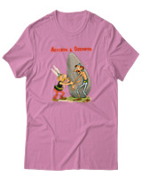 T-Shirt Unisex - Asterix & Ozempix - Color Thumbnail Ροζ