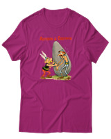 T-Shirt Unisex - Asterix & Ozempix - Color Thumbnail Φουξια