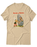 T-Shirt Unisex - Asterix & Ozempix - Color Thumbnail Μπεζ