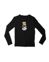 Μακρυμάνικο Μακό Παιδικό - Astronaut Bear - Color Thumbnail Μαύρο