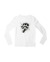 Μακρυμάνικο Μακό Παιδικό - Astronaut Breaking The Wall - Color Thumbnail 'Ασπρο