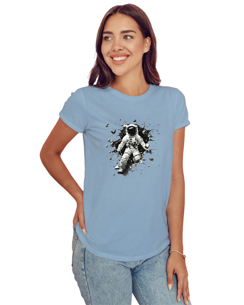 Astronaut Breaking The Wall - Image 1
