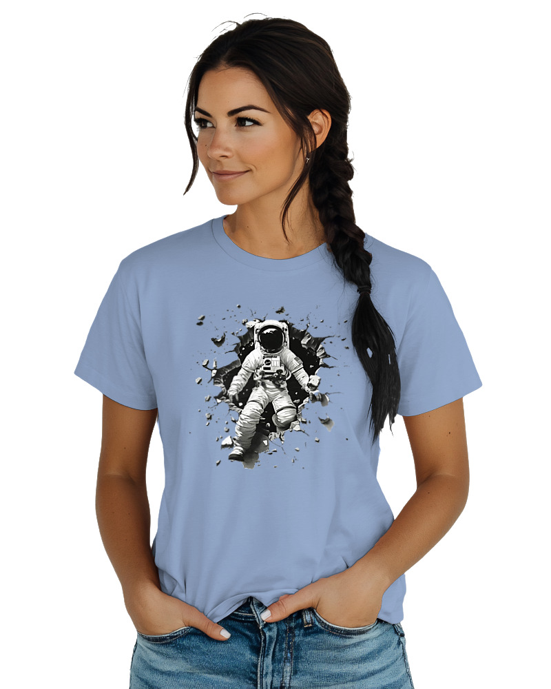 Astronaut Breaking The Wall - Image 1