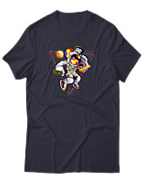 T-Shirt Αντρικό - Astronaut Disco - Color Thumbnail Σκούρο Μπλε
