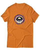T-Shirt Αντρικό - Astronaut Face - Color Thumbnail Πορτοκαλί