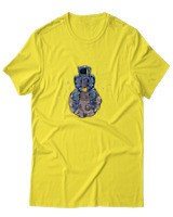 T-Shirt Αντρικό - Astronaut Gamer - Color Thumbnail Κίτρινο