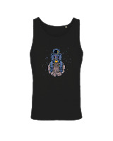 Αμάνικο Μπλουζάκι Αντρικό - Astronaut Gamer - Color Thumbnail Μαύρο