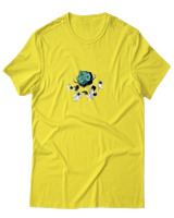 T-Shirt Αντρικό - Astronaut Games - Color Thumbnail Κίτρινο