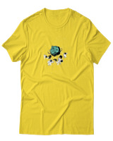 T-Shirt Αντρικό - Astronaut Games - Color Thumbnail Χρυσό Κίτρινο