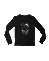Μακρυμάνικο Μακό Παιδικό - Astronaut Mask - Color Thumbnail Μαύρο