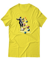 T-Shirt Αντρικό - Astronaut Planets - Color Thumbnail Κίτρινο