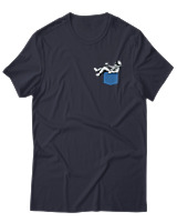 T-Shirt Αντρικό - Astronaut Pocket - Color Thumbnail Σκούρο Μπλε