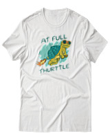 T-Shirt Αντρικό - At Full Turtle - Color Thumbnail Άσπρο