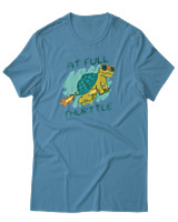 T-Shirt Αντρικό - At Full Turtle - Color Thumbnail Τιρκουάζ
