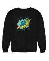 Φούτερ χωρίς κουκούλα Αντρικό - At Full Turtle - Color Thumbnail Μαύρο