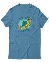 T-Shirt  Γυναικείο - At Full Turtle - Color Thumbnail Τυρκουάζ