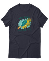T-Shirt  Γυναικείο - At Full Turtle - Color Thumbnail Σκούρο Μπλέ