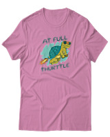 T-Shirt  Γυναικείο - At Full Turtle - Color Thumbnail Ροζ