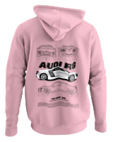 Φούτερ με κουκούλα - Audi R8 - Color Thumbnail Pink