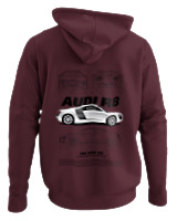 Φούτερ με κουκούλα - Audi R8 - Color Thumbnail Marron
