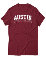 T-Shirt Αντρικό - Austin Double - Color Thumbnail Σκούρο Κόκκινο