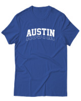 T-Shirt Αντρικό - Austin Double - Color Thumbnail Μπλε Ρουά