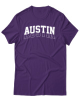 T-Shirt Αντρικό - Austin Double - Color Thumbnail Σκούρο Μωβ