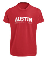 T-Shirt Fit Αντρικό - Austin Double - Color Thumbnail Κόκκινο