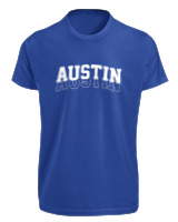 T-Shirt Fit Αντρικό - Austin Double - Color Thumbnail Μπλε Ρουά