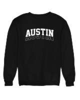 Φούτερ χωρίς κουκούλα Γυναικείο - Austin Double - Color Thumbnail Μαύρο