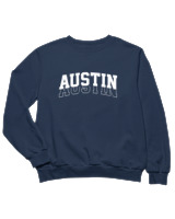 Φούτερ χωρίς κουκούλα Παιδικό - Austin Double - Color Thumbnail Σκούρο Μπλε