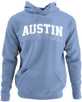 Φούτερ με κουκούλα - Austin Double - Color Thumbnail Blue Carolina