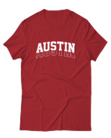 T-Shirt  Γυναικείο - Austin Double - Color Thumbnail Κόκκινο