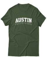 T-Shirt  Γυναικείο - Austin Double - Color Thumbnail Κυπαρισσί