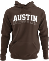 Φούτερ με κουκούλα - Austin Double - Color Thumbnail Καφέ