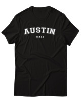 T-Shirt Αντρικό - Austin - Color Thumbnail Μαύρο