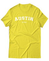 T-Shirt Αντρικό - Austin - Color Thumbnail Κίτρινο