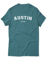 T-Shirt Αντρικό - Austin - Color Thumbnail Μπλε Πράσινο