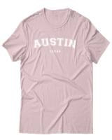 T-Shirt Αντρικό - Austin - Color Thumbnail Απαλό Ροζ
