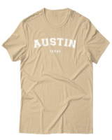 T-Shirt Αντρικό - Austin - Color Thumbnail Μπεζ