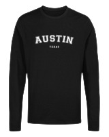 Μακρυμάνικο Μακό Αντρικό - Austin - Color Thumbnail Μαύρο