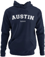 Φούτερ με κουκούλα - Austin - Color Thumbnail Navy Blue