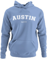 Φούτερ με κουκούλα - Austin - Color Thumbnail Blue Carolina