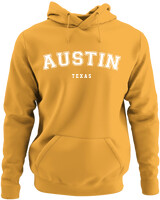 Φούτερ με κουκούλα - Austin - Color Thumbnail Κίτρινο Χρυσό