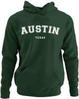 Φούτερ με κουκούλα - Austin - Color Thumbnail Κυπαρισσί